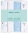 aden + anais adenanais Essentials Swaddle Blanket, Boutique Muslin Blankets for GirlsBoys, Baby Receiving Swaddles, Ideal NewbornInfant Swaddling Set, Perfect Shower Gifts, 4 Pack, Space Explorers.