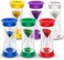 EMDMAK Sand Timer, Acrylic Hourglass Timer Colorful Sandglass Timer 1 min/2 mins/3 mins/5 mins/10 mins/15 mins Sand Clock for Games Classroom Home Office(Large.