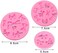 pengxiaomei 3 Pack Bows Silicone Mould, Bow Fondant Sugar Mould Craft Molds for Birthday Wedding Party DIY Cake Decorating Mold.