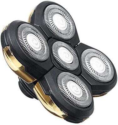 HONUTIGE Replacement Shaver Head Blade,5 Heads Beard Replacement Blade,Universal Easy Install Electric Razor Shaver Head for Head and Face.