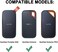 حقيبة حمل صلبة من Lacdo لمحرك الأقراص الصلبة الخارجي المحمول SanDisk Extreme Pro/SanDisk Extreme بسعة 500 جيجابايت و1 تيرابايت و2 تيرابايت و4 تيرابايت بمنفذ USB-C، مصنوعة من مادة EVA المقاومة للصدمات