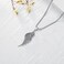 LOOVE Angel Wings Necklace 925 Sterling Silver Guardian Angel Pendant with 18" Chain, Charm Angel Jewelry Gifts for Women Girls.