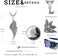 LOOVE Angel Wings Necklace 925 Sterling Silver Guardian Angel Pendant with 18" Chain, Charm Angel Jewelry Gifts for Women Girls.