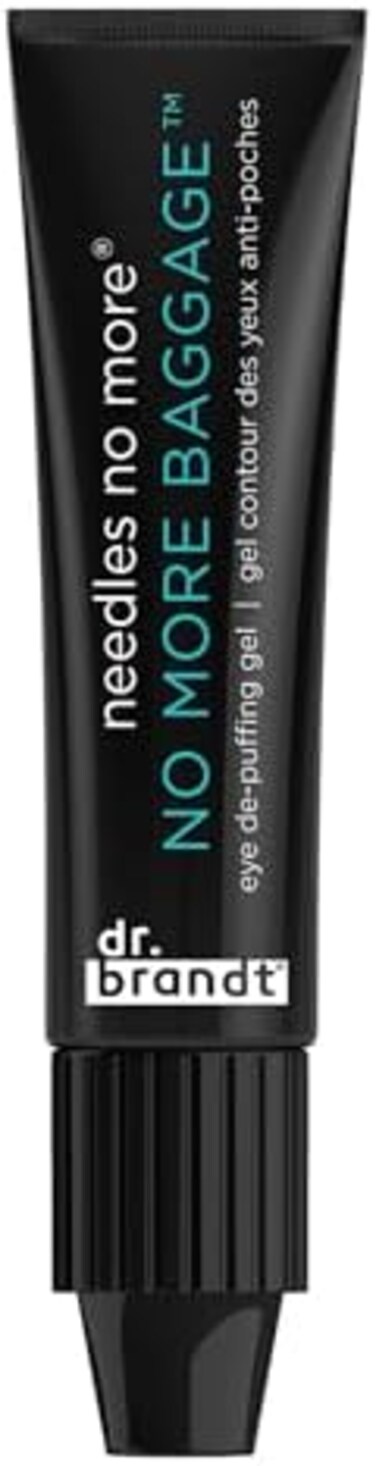 Dr. Brandt Skincare needles no more NO MORE BAGGAGE eye de-puffing gel TRAVEL SIZE, 7 g.