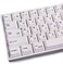 أغطية مفاتيح Gliging 135 Keys PBT يابانية بتصميم Cherry، لون أبيض بتقنية DYE-Sub، تصميم بسيط، مناسبة للوحة المفاتيح الميكانيكية.