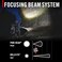 COAST XP11R Rechargeable Dual Power LED Flashlight, 3000 Lumens, Black.