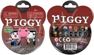 PIGGY Minifigure Mystery Pack (3&rdquo; Single Figure, Collect All 14, Series 1[Includes DLC Items],PIGGY - Collectable Minifigure.