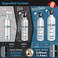 FIRSTINFO A1638L Patented Max. Pressure 140psi / 1000ml Thickened Aluminum Canister Refillable High Pressure Aerosol Spray Can/Pneumatic Compressed Air Sprayer.