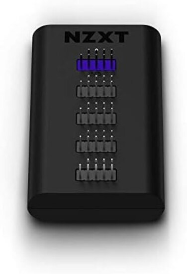 موزع USB داخلي Nzxt 3 - Ac-Iusbh-M3 - 4 منافذ USB 2.0 داخلية - أشرطة قفل مزدوجة 3M - هيكل مغناطيسي - التوصيل والتشغيل.