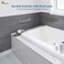 iMomwee Chrome Shower Grab Bar 12 Inch, 2 Pack Stainless Steel Handicap Grab Bar W/Anti-Slip Knurled Grip, Bathroom Balance Support Bar Toilet Safety Assist Handle Handrail for Elderly Senior Disabled