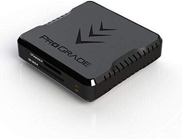 قارئ بطاقات ProGrade Digital CFexpress Type A و SDXC/SDHC Uhs -II ثنائي الفتحة USB 3.2 Gen 2 بواسطة (PG09.