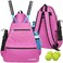 ACOSEN Tennis Bag Tennis Backpack - Large Tennis Bags for Women and Men to Hold Tennis Racket,Pickleball Paddles, Badminton Racquet, Squash Racquet,Balls and Other Accessories.