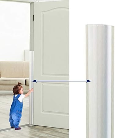 Giv Smil Happlife Finger Pinch Door Guard - Door Protector for Kids - Baby Finger Pinch Guard Door Stopper - Shield for 90Probably 180 Degree Doors (Set- Guard for Door Finger Child Safety.