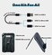 Yinow USB Type C to C Charging and Data Transfer Cable with 3 Adapters Combination Set in Credit Card Size Case.