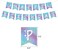 HOZI DOKIMA Dolphin Blue Ocean Birthday Party Decoration Pack Include Balloons, Spiral Charms, Paper Fans, Cupcake Toppers, Happy Birthday Banner.