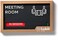 Kubik Letters Meeting Room Sign - Do Not Disturb Sign - Meeting in Progress Door Sign - Office Sign - Sign Out - Office Door Sign - Door Signs for Office - Occupied Sign - Do Not Disturb Door Sign.