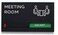 Kubik Letters Meeting Room Sign - Do Not Disturb Sign - Meeting in Progress Door Sign - Office Sign - Sign Out - Office Door Sign - Door Signs for Office - Occupied Sign - Do Not Disturb Door Sign.