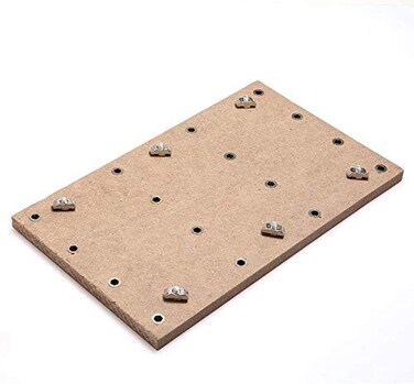 Genmitsu CNC MDF Spoilboard for 3018 CNC Routers, 30 x 18 x 1. 2cm (11-4/5''x 7''x 1/2'', M6 Holes (6mm.