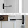 GOOKYO Door Closer Automatic Safety Spring Door Closer &ndash; Easy to Install to Convert Hinged Doors to Self-Closing&ndash; Black.