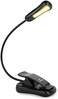 Vekkia Rechargeable 3000K LED Book Light, Easy Clip on Reading Lights for Reading in Bed. Perfect for Readers.
