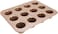 iToids 12 Cups Canele Mold Cake Pan, Non-Stick Baking Pan for Oven, Carbon Steel Bakeware Tools, French Pastry Molds, Muffin Cupcake Pan (12-Cavity.