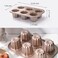 iToids Canele Mold Cake Pan, Non-Stick Baking Pan for Oven, Carbon Steel Molds Bakeware Tools, French Pastry Muffin Cake Mould (6-Cavity.