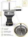 M. ROSENFELD Shisha Head Hookah Bowl Set Premium Stone Black Bowl &ndash; Shisha Bowl with Cover Kamin Charcoal Holder - Luxury Classic Hooka Bowls for Hooka Smoking, Ceramic Hookah Head with Kamin.