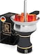 M. ROSENFELD Shisha Head Hookah Bowl Set Premium Stone Black Bowl &ndash; Shisha Bowl with Cover Kamin Charcoal Holder - Luxury Classic Hooka Bowls for Hooka Smoking, Ceramic Hookah Head with Kamin.