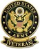 SHOP AWARDS AND GIFTS United States US Veteran Lapel Pin, Retirement and Service, 1-1/8 inch.