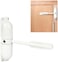 GOOKYO Door Closer Automatic Safety Spring Door Closer &ndash; Easy to Install to Convert Hinged Doors to Self-Closing&ndash; White.