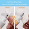 EBANKU 400 PCS Eyelash Glue Wipes Lash Glue Cleaning Cotton Lint Free Nail Wipes Pads Non Woven Nail Polish Remover Wipe Lash Extensions Supplies Accessories.