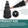 TonGass (3 PackUniversal Firewall Boot - Safe and Convenient Firewall Grommet Kit Can compit at 3/8 Inch to 1 Inch Wire Bundle).