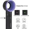 Fenshine Portable USB Rechargeable Mini Fan Dryer Bladeless Handheld Fan for Eyelash Extension, Air Conditioning Blower for Essential Eyelash Extension Supplies (Black.