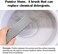 FALAMON 6 Pack Pumice Stone Toilet Bowl Clean Brush, Remove Toilet Bowl Hard Water Rings, Calcium Buildup and Rust Suitable for Cleaning Toilet, Bathroom, Kitchen Sink, Grill&iuml;&frac14;&circ;Gray.