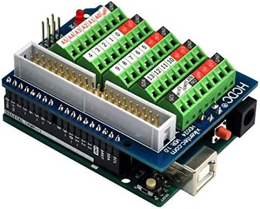 HCDC Screw Terminal Block Breakout Shield Module for Arduino UNO R3.