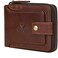 MING CLAN Zipper Wallet Men RFID Blocking Leather Bifold Wallets For Men - Flap ID Window Zip Coin Pocket Mens Zipper Wallets - Big Capacity.