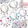 Acejoz 85 Pcs Charm Bracelet Making Kit, DIY Charm Bracelets Beads for Adults and Beginner Jewelry Making Kit.