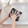 Homaxy 100% Cotton Waffle Weave Kitchen Dish Cloths, Ultra Soft Absorbent Quick Drying Dish Towels, 12x12 Inches, 6-Pack, Black.
