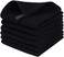 Homaxy 100% Cotton Waffle Weave Kitchen Dish Cloths, Ultra Soft Absorbent Quick Drying Dish Towels, 12x12 Inches, 6-Pack, Black.