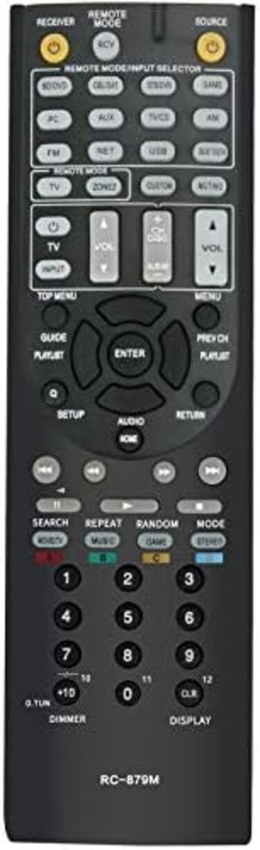 PERFASCIN RC-879M RC879M Replacement Remote Control Compatible with Onkyo TX-NR535 TX-SR333 HT-R393 HT-S3700 TXNR535 TXSR333 HTR393 HTS3700.