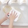 Homaxy 100% Cotton Waffle Weave Kitchen Dish Cloths, Ultra Soft Absorbent Quick Drying Dish Towels, 12x12 Inches, 6-Pack, White.