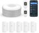 tolviviov WiFi Door Alarm System, Wireless DIY Smart Home Security System, with Phone APP Alert, 8 Pieces-Kit (Alarm Siren, Door Window Sensor, Remote, Work with Alexa, for House, Apartment,.