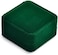 Oirlv Velvet Earring Gift Box Small Earring Storage Case (Green.