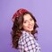 Syhood 4 Pieces Elastic Hair Scarf Headband Print Vintage Turban Hair Scarves Headwrap Triangle Kerchief Head Scarf Hair Bandanas for Women Girls.