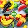 Lorigun Artificial Fruits Pack, Fake Fruits for Home Decor, Simulation Fruit Set, Party Chirstmas Decortion, Fruit Modle for Photoshoot, Fake Strawberry, Mango, Bananas. Total 14 Pieces/Set.