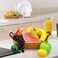 Lorigun Artificial Fruits Pack, Fake Fruits for Home Decor, Simulation Fruit Set, Party Chirstmas Decortion, Fruit Modle for Photoshoot, Fake Strawberry, Mango, Bananas. Total 14 Pieces/Set.