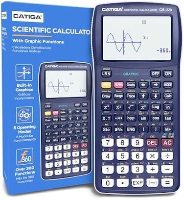 CATIGA Scientific Calculator with Graphic Functions - Multiple Modes with Intuitive Interface - Perfect for Beginner and Advanced Courses, High School or College.