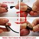BOCOKO 2 Pieces Hearing Aid Clip Anti-Lost Lanyard BTE Protector for Adults Seniors and Kids(Black.