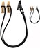 BOCOKO 2 Pieces Hearing Aid Clip Anti-Lost Lanyard BTE Protector for Adults Seniors and Kids(Black.