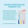 Jordan*Step 3 Toothbrush for ChildrenToothbrush for Children 6-9 YearsSoft Bristles, Double Ergonomic Handle and BPA FreePink and Blue ColourPack of 4.